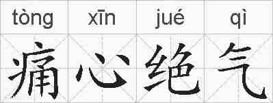 痛心绝气的拼音