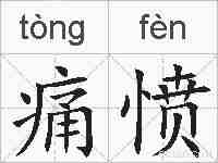 痛愤的拼音