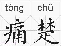 痛楚的拼音