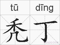 秃丁的拼音