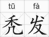 秃发的拼音
