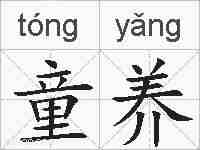 童养的拼音
