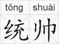 统帅的拼音