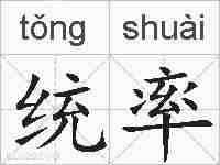 统率的拼音