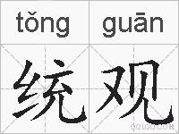 统观的拼音