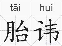 胎讳的拼音