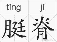 脡脊的拼音