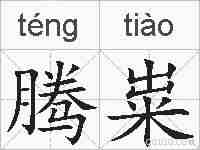 腾粜的拼音