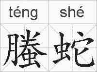 螣蛇的拼音