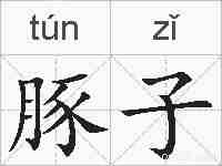 豚子的拼音