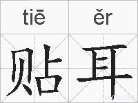 贴耳的拼音