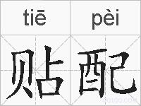 贴配的拼音