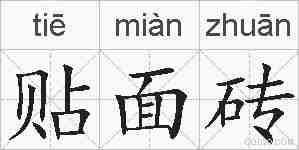 贴面砖的拼音