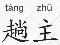 趟主的拼音