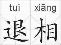 退相的拼音