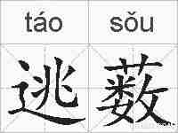 逃薮的拼音