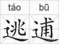 逃逋的拼音