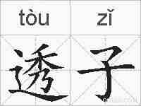 透子的拼音