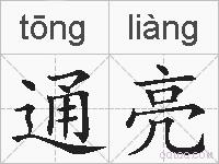 通亮的拼音