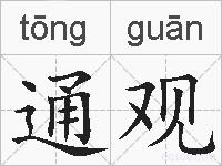 通观的拼音