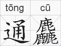 通麤的拼音