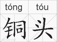 铜头的拼音