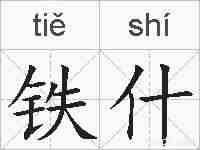 铁什的拼音