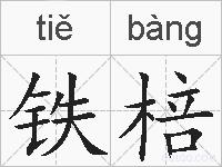 铁棓的拼音