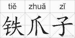 铁爪子的拼音