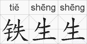 铁生生的拼音