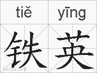 铁英的拼音
