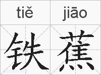 铁蕉的拼音