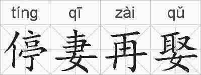 停妻再娶的拼音
