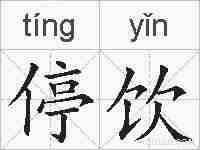 停饮的拼音