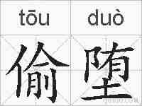 偷堕的拼音