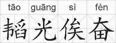 韬光俟奋的拼音