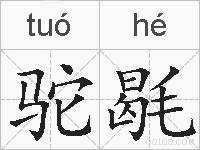 驼毼的拼音