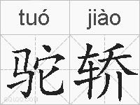 驼轿的拼音