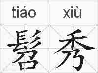 髫秀的拼音