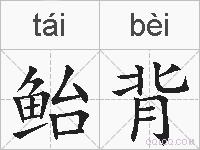 鲐背的拼音