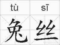 兔丝的拼音