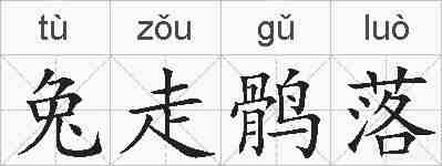 兔走鹘落的拼音