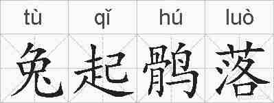 兔起鹘落的拼音