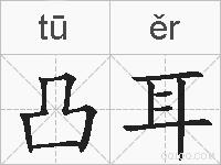 凸耳的拼音