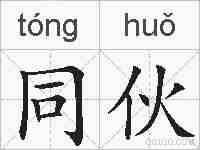同伙的拼音