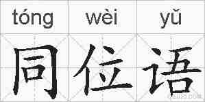 同位语的拼音