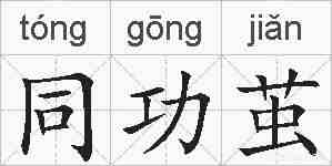 同功茧的拼音