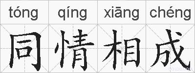 同情相成的拼音