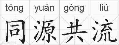 同源共流的拼音
