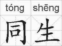 同生的拼音